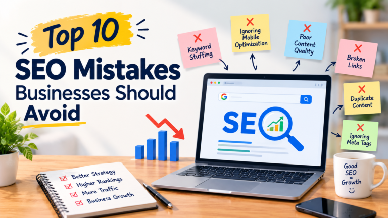 Top 10 SEO Mistakes Businesses Should Avoid