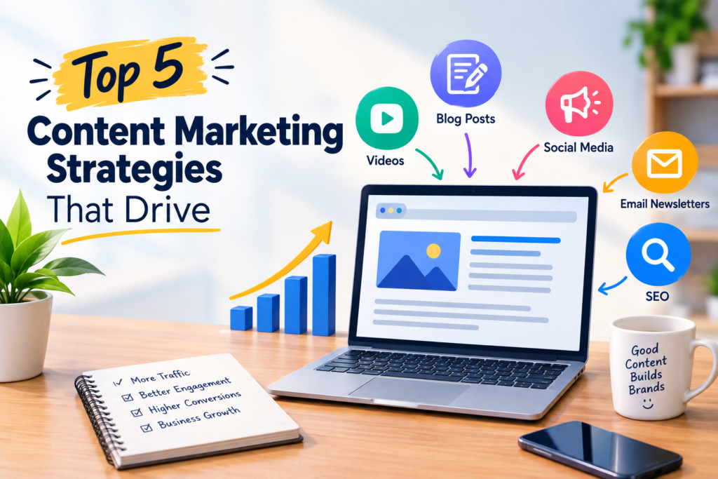 Top 5 Content Marketing Strategies That Drive